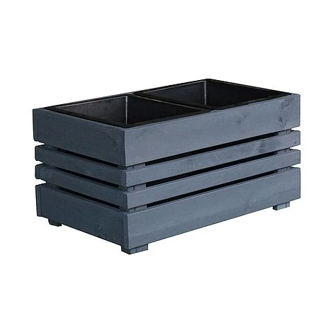 Cerland Geteborg Outdoor Rectangular Wooden Planter 62cm 2 Cerland Geteborg Outdoor Rectangular Wooden Planter 62cm - Image 2