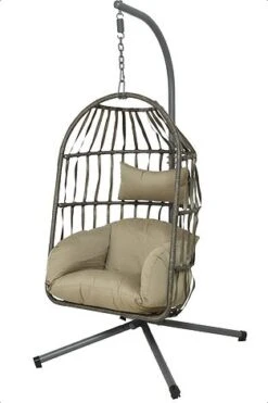 Idooka Rattan Hanging Garden Egg Chair 16 Idooka Rattan Hanging Garden Egg Chair -Bloom Haven Herbaceous Perennials Deals Store 0120Main