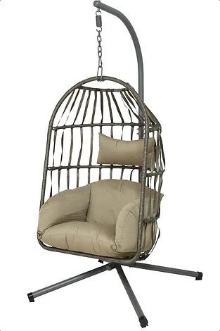 Idooka Rattan Hanging Garden Egg Chair 8 Idooka Rattan Hanging Garden Egg Chair - Image 8