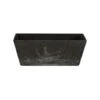 Balcony Trough Ella Black H17Cm D37Cm