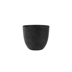 Pot Bola Black H33Cm D38Cm