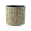Terni Planter Mustard D20Cm H18Cm