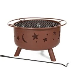 Landmann Moon & Stars Deluxe Garden Firepit -Bloom Haven Herbaceous Perennials Deals Store 28335 5
