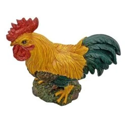 Standing Cockerel Bird Garden Animal Ornament 16 Standing Cockerel Bird Garden Animal Ornament -Bloom Haven Herbaceous Perennials Deals Store 3210S 7