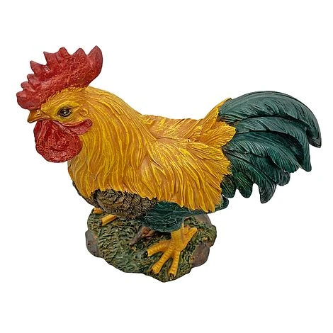Standing Cockerel Bird Garden Animal Ornament 8 Standing Cockerel Bird Garden Animal Ornament - Image 8