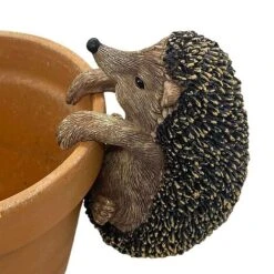 Pot Hanging Hedgehog Garden Ornament -Bloom Haven Herbaceous Perennials Deals Store 3438 8201