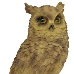 Wall Mountable Eagle Owl Bird On A Branch Garden Ornament 13 Wall Mountable Eagle Owl Bird On A Branch Garden Ornament -Bloom Haven Herbaceous Perennials Deals Store 3445 EAGLE 6