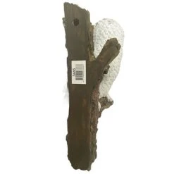 Wall Mountable Snowy Owl Bird On A Branch Garden Ornament -Bloom Haven Herbaceous Perennials Deals Store 3445 SNOW 3