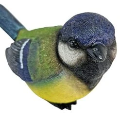 Large Blue Tit Bird Garden Ornament -Bloom Haven Herbaceous Perennials Deals Store 3663L