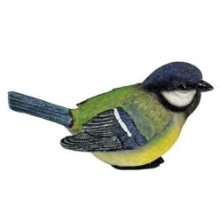 Large Blue Tit Bird Garden Ornament -Bloom Haven Herbaceous Perennials Deals Store 3663L 3