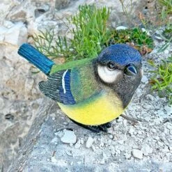 Large Blue Tit Bird Garden Ornament -Bloom Haven Herbaceous Perennials Deals Store 3663L 8