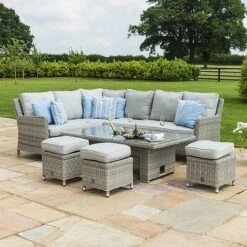 Maze Rattan Oxford Corner Dining Set With Ice Bucket & Rising Dining Table -Bloom Haven Herbaceous Perennials Deals Store 401760 7