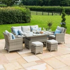 Maze Rattan Oxford Sofa Dining Set With Ice Bucket & Rising Table 16 Maze Rattan Oxford Sofa Dining Set With Ice Bucket & Rising Table -Bloom Haven Herbaceous Perennials Deals Store 401761 11