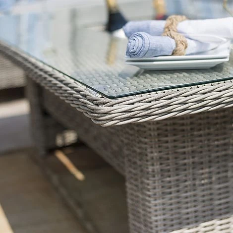 Maze Rattan Oxford Sofa Dining Set With Ice Bucket & Rising Table 14 Maze Rattan Oxford Sofa Dining Set With Ice Bucket & Rising Table - Image 14