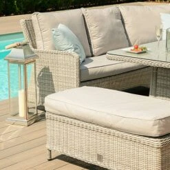 Maze Rattan Oxford Royal Corner Dining Set With Firepit Table -Bloom Haven Herbaceous Perennials Deals Store 403052 3