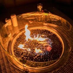 Maze Rattan Oxford Royal Corner Dining Set With Firepit Table -Bloom Haven Herbaceous Perennials Deals Store 403052 6