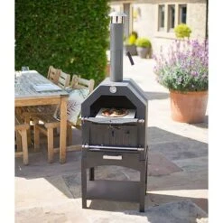 La Hacienda Napoli Multi-Function 4 In 1 Pizza Oven, Outdoor Oven, BBQ & Smoker -Bloom Haven Herbaceous Perennials Deals Store 56366 1