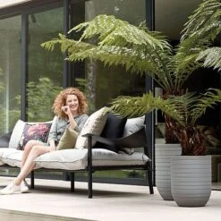 Allure Ribbon Pot - Mineral Clay Colour -Bloom Haven Herbaceous Perennials Deals Store 597158Y