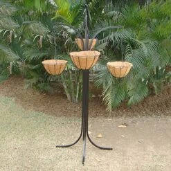 Charlotte Hanging Basket Tree Cascade With 4 Baskets And Liners Included -Bloom Haven Herbaceous Perennials Deals Store 66