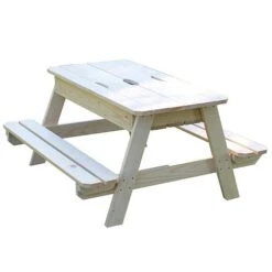 Soulet Childrens Wooden Picnic Table With Sandpit -Bloom Haven Herbaceous Perennials Deals Store 782714 DET 01