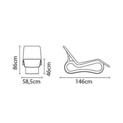 Tramontina Octo Sun Lounger -Bloom Haven Herbaceous Perennials Deals Store 92713010 1