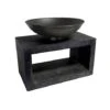 Firebowl & Rectangle Console Granite H52Cm W64Cm