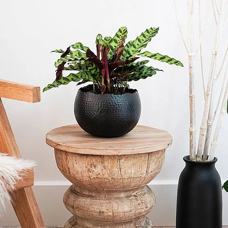 Hammered Bowl Black/Copper 19Cm 2 Hammered Bowl Black/Copper 19Cm - Image 2