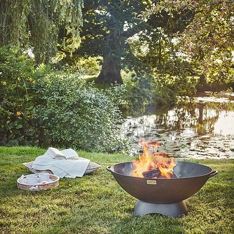 Outdoor Artisan Firebowl In Black H31Cm W71Cm 1 Outdoor Artisan Firebowl In Black H31Cm W71Cm