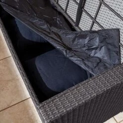 Rowlinson Garden Deluxe Rattan Corner Sofa Dining Set 8 Seat Grey -Bloom Haven Herbaceous Perennials Deals Store AlbanyCornerset Grey 08