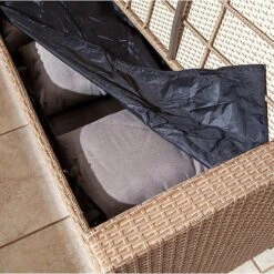 Rowlinson Garden Deluxe Rattan Corner Sofa Dining Set 8 Seat Oatmeal -Bloom Haven Herbaceous Perennials Deals Store AlbanyCornerset Wheat 08