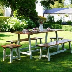 Broadway Acacia Wood 5 Piece Furniture Set 7 Broadway Acacia Wood 5 Piece Furniture Set -Bloom Haven Herbaceous Perennials Deals Store BFS180 3 copy