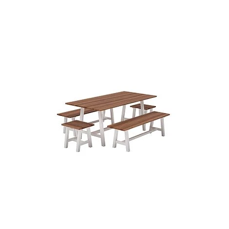 Broadway Acacia Wood 5 Piece Furniture Set 1 Broadway Acacia Wood 5 Piece Furniture Set