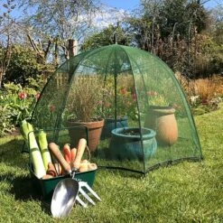 Frost Brolly Pest & Winter Protection Plant Umbrella Dome 9 Frost Brolly Pest & Winter Protection Plant Umbrella Dome -Bloom Haven Herbaceous Perennials Deals Store BROLLYNET201000X100020923KB1