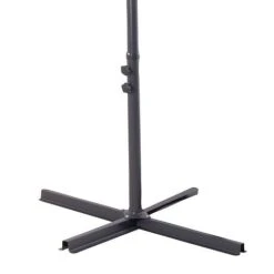 Idooka 300cm Grey Cantilever Garden Parasol - Patio Umbrella & Sun Shade -Bloom Haven Herbaceous Perennials Deals Store Base1