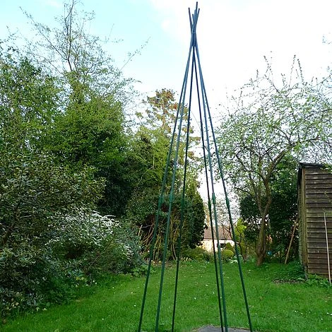 Pea And Runner Bean Wigwam Teepee - Garden Support Frame Kit 1 Pea And Runner Bean Wigwam Teepee - Garden Support Frame Kit