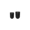 Catania Anthracite Terrazzo Set Of 2 Vases