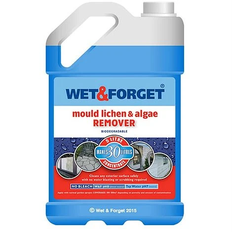 Wet And Forget - Moss Mould Lichen And Algae Remover (5 Litre) 1 Wet And Forget - Moss Mould Lichen And Algae Remover (5 Litre)