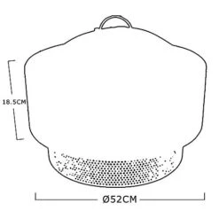 Idooka Stone Effect Fire Pit & BBQ -Bloom Haven Herbaceous Perennials Deals Store CM7000140.Silhouette