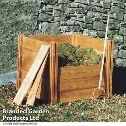 Modular Wooden Compost Bin -Bloom Haven Herbaceous Perennials Deals Store COMP WOODCMBIN U42997