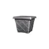 Tuscany Planter Roman Square 31cm - Silver Effect