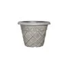 Tuscany Planter Roman Round 45cm Ebony Grey Effect
