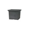 Tuscany Planter Square 37cm Black Effect