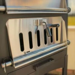 Idooka Woodfired Pizza Oven & Charcoal BBQ -Bloom Haven Herbaceous Perennials Deals Store Closeup