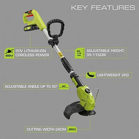Garden Gear 20V Cordless Lithium-ion Grass Trimmer 13 Garden Gear 20V Cordless Lithium-ion Grass Trimmer - Image 13