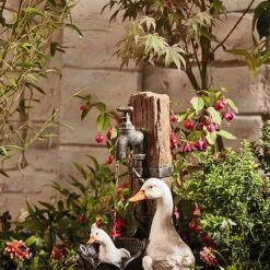 Duck Fountain 10 Duck Fountain -Bloom Haven Herbaceous Perennials Deals Store D9662 1000x1000 LS