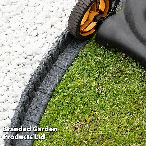 Lawnmower Friendly Flexi-Edge Border - Grey 1 Lawnmower Friendly Flexi-Edge Border - Grey