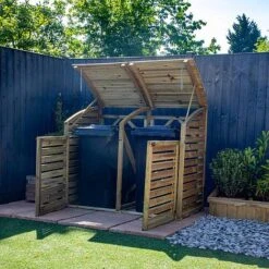 Pressure Treated 5' X 3' Bin Storage Unit