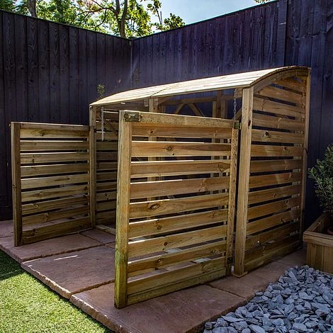 Pressure Treated 5' X 3' Bin Storage Unit 5 Pressure Treated 5' X 3' Bin Storage Unit - Image 5