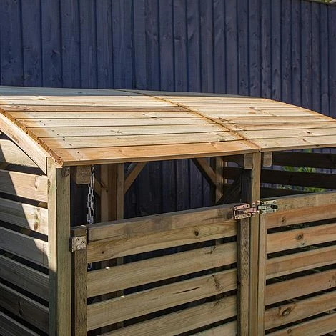 Pressure Treated 5' X 3' Bin Storage Unit 7 Pressure Treated 5' X 3' Bin Storage Unit - Image 7