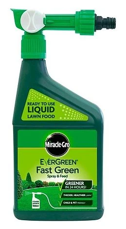 Miracle-Gro EverGreen Fast Green Spray & Feed Lawn Food 1L (119665) 1 Miracle-Gro EverGreen Fast Green Spray & Feed Lawn Food 1L (119665)